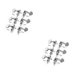 ibasenice Pieces 12 Pièces Chevilles De Guitare Cheville De Guitare Tête De Guitare Acoustique Guitare Squier Mécaniques Guitare V Guitare Accordeurs De Tête De Machine Nez Réglage Cromino - Les Beatles, Paul McCartney, John Lennon, RIngo Starr, George Harrison