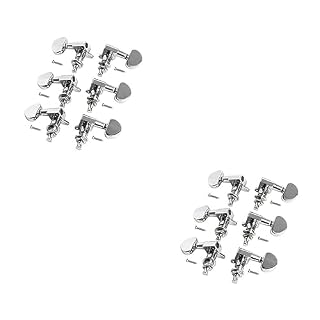 ibasenice Pieces 12 Pièces Chevilles De Guitare Cheville De Guitare Tête De Guitare Acoustique Guitare Squier Mécaniques Guitare V Guitare Accordeurs De Tête De Machine Nez Réglage Cromino - Les Beatles, Paul McCartney, John Lennon, RIngo Starr, George Harrison