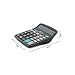 Mengshen Calculadora de Oficina Dual Power Pantalla de 12 dígitos Batería Solar...