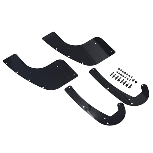 Image of Bevinsee Splash Guard Replacement Kit Compatible with Toyota 4Runner 2012-2024, Replace for 76621-35140 Black