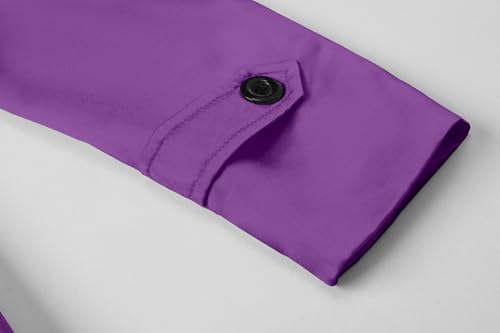 Betusline Girls Satin Trench Coat Fashion Single Breasted Cute Sparkly Hooded Outwear Jacket4