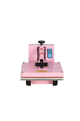 Heat Press Machine Digital Control 15"x15" Rosa miniatura 2