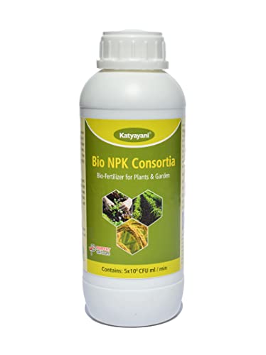 Katyayani BIO NPK Consortia Bio fertilizer for all Plants and Home Garden Organic Growth Booster Beneficial Bacteria Eco Friendly Liquid for Organic Farming (5 x 10^8 CFU ml/min) (10 Litre)