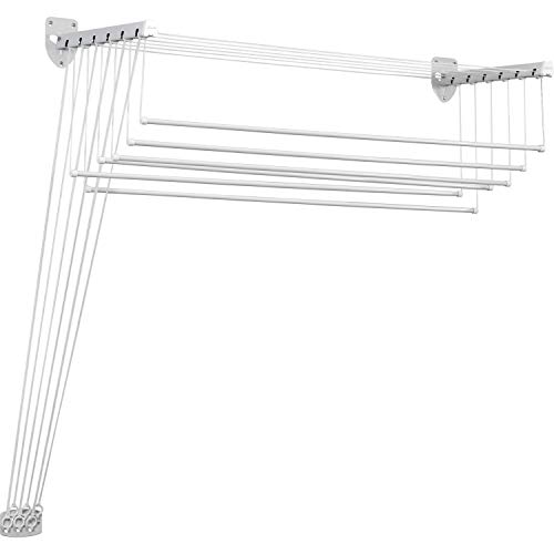 Vileda Highline 140 - Tendedero de Techo con 6 radios (8,5 m)