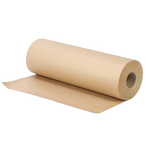The Boxery 24 inch x 900 feet Brown Kraft Paper Roll 40 lb Thickness Packing Paper for Shipping Moving Void Fill Gift Wrapping Arts & Crafts & Bulletin Boards Made in the USA