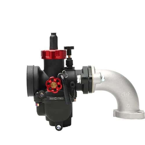 Carburateur 2T 4T PE19mm FLYJ Kit collecteur admission coudé gicleurs Pit Bike