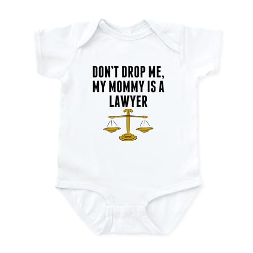 Image of CafePress Dont Drop Me My Mommy is A Lawyer Body Suit Cute Infant Bodysuit Baby Romper