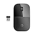 Price comparison product image HP Z3700 Black 2.4GHz USB Slim Wireless Mouse with Blue LED 1200 dpi Optical Sensor, Up to 16 Months Battery Life