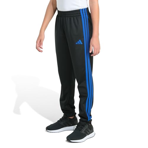 Image of adidas Boys 3-Stripe Jogger Pants | Big and Little Kids | 100% Polyester Athletic Training Pants with Elastic Waistband