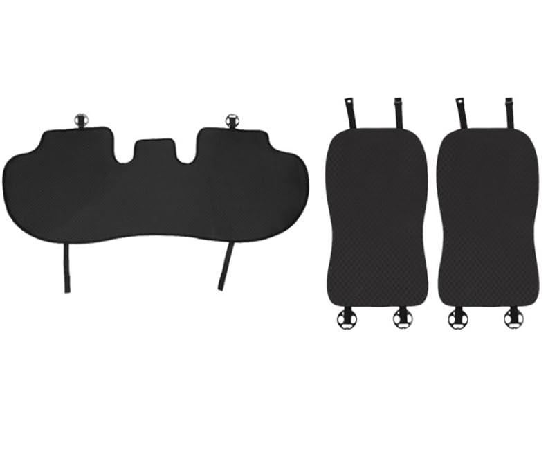 Image of TOPABYTE Rear Car Seat Cover for Tesla Model 3 2017-2024 2025 Highland Four Seasons Universal Protector Pad Mat Interior Decoration Accessories (Without Logo)