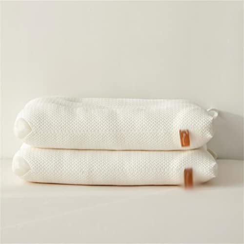 Almohada Lavable Tejida para Ayudar a Dormir. Un par de Almohadas domésticas Son cómodas y Suaves.
