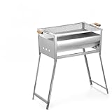 Churrasqueira A Carvão Grande Portatil Carne Peixe Frango Lingui