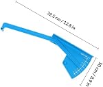 YARNOW 2pcs Lawn Mower Leveling Meter Depth Gauge Handle Adjustable Garden Leveling Tool for Precise Deck Measurements Blue