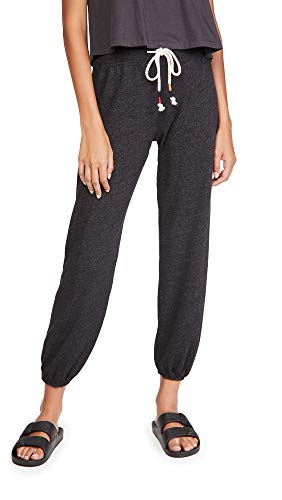 Sundry women's fleece sweatpants, black, 0