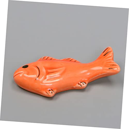 Yardenfun 3Pcs Cute Fish Chopstick Rest Ceramic Decor Miniature Holder Japanese Chopsticks Japanese Chopstick Rest Japanese Style Chopstick Holder Spoon Fork Holder Chopsticks Rack Ceramics #TOP7