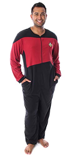 Combinaison pyjama Star Trek homme pour rester au chaud style capitaine TNG