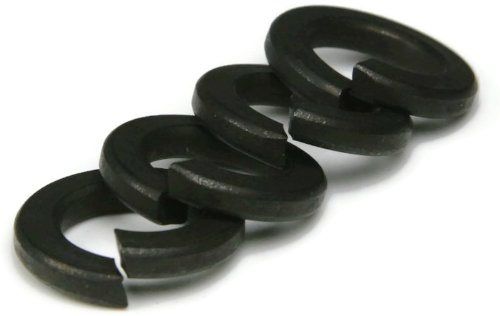 18-8 Stainless Steel Black Oxide Lock Washer Split Ring - #10 (0.200 ID x 0.334 OD x 0.047 Thick) - Qty 250