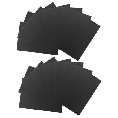 Papier cartonné noir de qualité supérieure Veemoon 50 feuilles pour beaux-arts et dessin