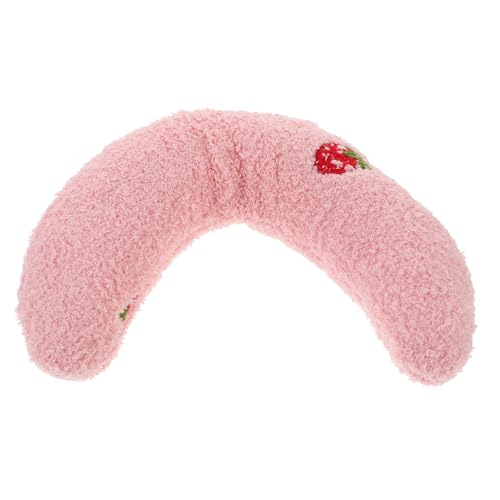 FIXOSHEE Cuscino per Gatti Forma U Morbido e Lavabile per Interni Supporto Collo Confortevole per Gatti Anziani e Disabili Accessorio Casa per Dormire e Riposare