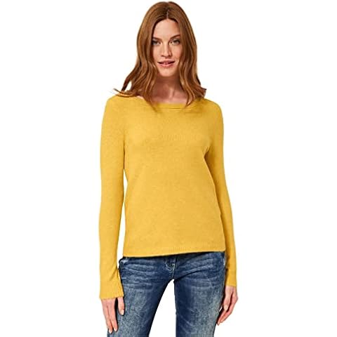 Cecil Damen B301951 Strickpullover, Curry Yellow Melange Cover