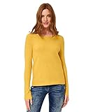 Cecil Damen B301951 Strickpullover, Curry Yellow Melange, M