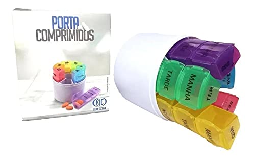 Porta Comprimidos Organizador De Cápsulas Vitaminas Semanal