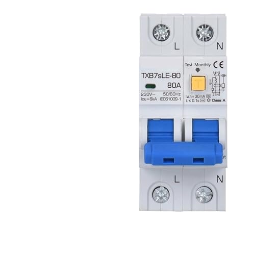 Disjoncteur différentiel 220V 30mA protection fuite de courant alternatif