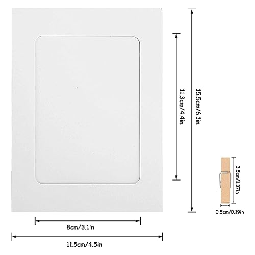 AIBAOBAO 10Pcs White Picture Frames Home Decor - Image 3