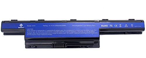 Egoway 5200mAh Laptop Battery for Acer AS10D AS10D31 AS10D41 AS10D51, Aspire 4741 5733Z 5742 5750 7560 7741Z 7750G, TravelMate 5735 5740, Gateway NV55C NV53A NV59C