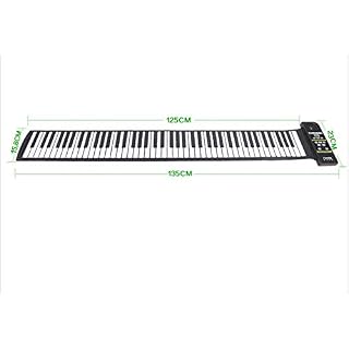 LXT PANDA Roll Up Piano Keyboard, 88 Touches Clavier Portable Piano avec 128 Sons Uniques et Haut-parleurs intégrés, Roll Out Piano Keyboard Hand Roll Piano pour Les Enfants Adultes débutants. - Les Beatles, Paul McCartney, John Lennon, RIngo Starr, George Harrison LXT PANDA Roll Up Piano Keyboard, 88 Touches Clavier Portable Piano avec 128 Sons Uniques et Haut-parleurs intégrés, Roll Out Piano Keyboard Hand Roll Piano pour Les Enfants Adultes débutants. – Image 5