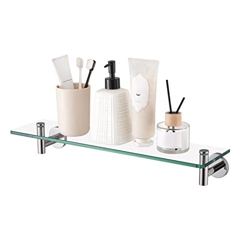 KES Estanteria Baño Ducha Cristal Cover
