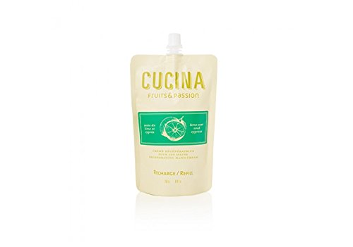 Cucina Regenerating Hand Cream Refill 250 Milliliter (Lime Zest and Cypress)