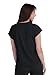 KOI Planet Kailani Women's 1-Pocket Eco-Friendly Scrub Top Black XX-Large