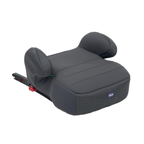 Chicco, Quasar Fix i-Size, Seggiolino Auto Bambini 7-12 Anni (126-150 cm), Facile da Installare con Sistema Isofix, con Braccioli Imbottiti e Seduta Confortevole, Grigio