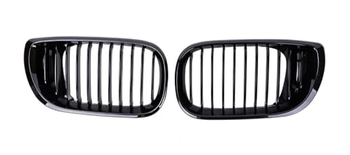 Rejilla de ventilación frontal negra brillante para coche Serie 3 E46 berlina 2002-2005