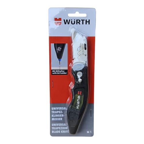 Würth Trapezklingemesser mit Bitaufnahme 1/4 Zoll Würth Art.-Nr. 071566 515