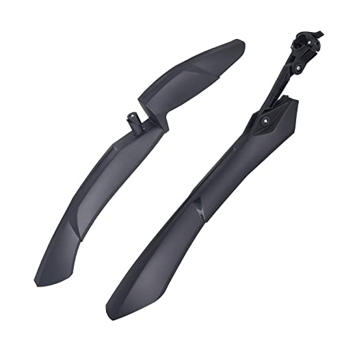 Schutzblech Set,Fahrrad Schutzbleche, Fahrradkotflügel 007 Fahrrad-Schlammkotflügel 24-29 Zoll Fahrrad-Schutzbleche Schmutzflügel Vorder-/Hinterradverwendung 1 Paar Bequeme Installationsfreigabe