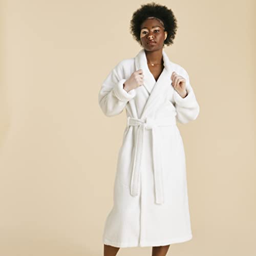 Brooklinen Luxury Cotton Bath Robe, Ultra Soft, Adjustable & Machine Washable – Premium Turkish Plush Robes for Women & Men3