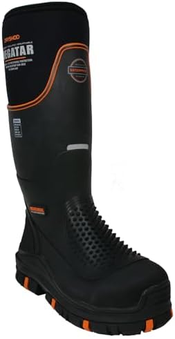 Dryshod Men's Megatar Met Guard Steel Toe Work Boot Black 7 | Image 1
