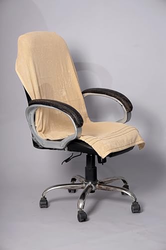 Image of ROMAN HOME 100% Superfine Cotton Solid Large Luxury Office Chair Towel with Tie Knot 450 GSM - (Pack of 1) Original Product AS PER Picture Shown (1, ch Mango, Medium)