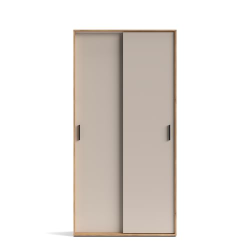 Shiito | Modelo Elba - Armario 2 Puertas Correderas | Acabado Mauvella-Beig