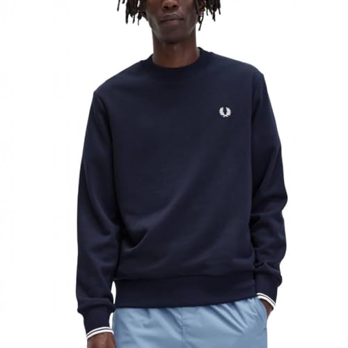 Fred Perry Sweatshirt m7535 248 navy, Blue, S
