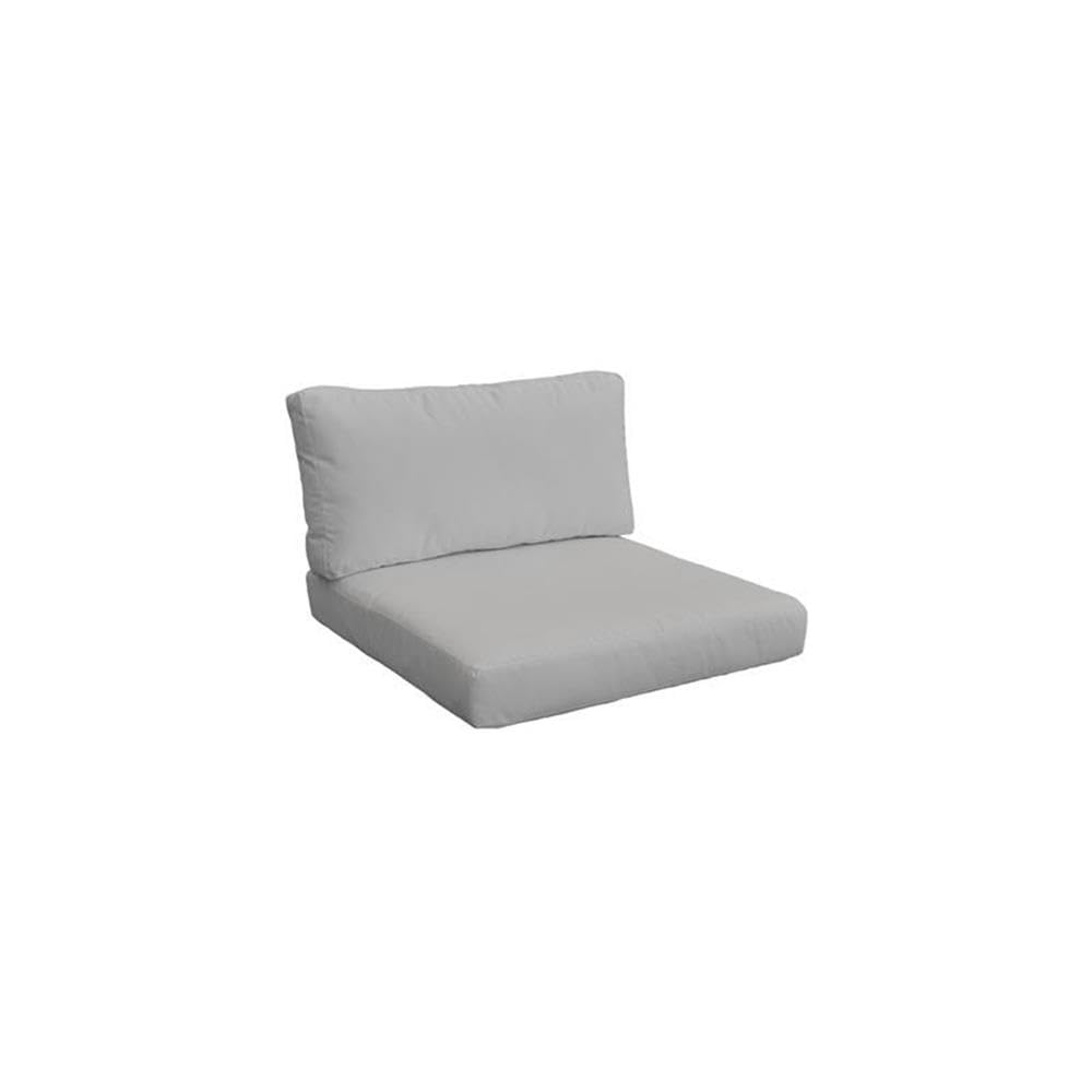 TK Classics 010CUSHION-ARMLESS-GREY Cushions Patio Furniture, Grey