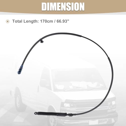 Cable de cambio de marchas para Chevrolet Express 1500, 2500 y 3500 (2003-2009) 7