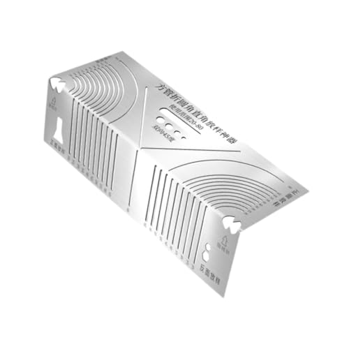 BinZyronic 角度と曲線マーキングツール 20?80 ? 測定・マーキング・曲げ機能一体型 スクライビング用具 透明スケール採用