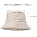 3 Packs Unisex Athletic Bucket Hat Solid Colors Sun Hat with UV Protection for Outdoor Sports Packable Summer Hats 3 Black/White/Beige One Size