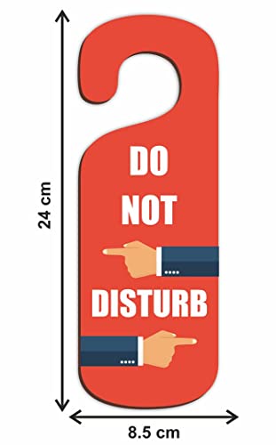 Image of KREEPO Do Not Disturb MDF Door Sign Hanger Size(24cm x 8.5cm) kr52