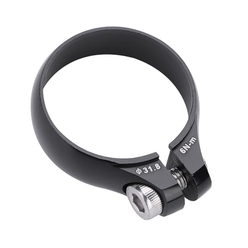 Alloy Seat Post Clamp Outer Diameter 28.6mm Quick Release, Multiple Colors (White)