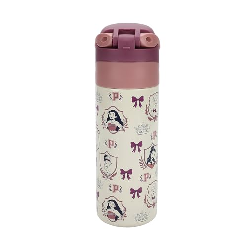 Image of Disney Princess All-Over Character Print 24 Oz Stainless Steel Water Bottle
