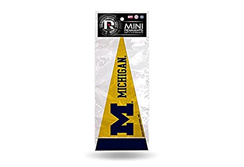 Image of Rico Industries NCAA Mini Pennant Set 4 inch x 9 inch Felt Mini Pennant Team Set (Includes 8 Pieces)